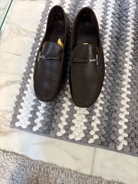 Tod's Brown Leather Bit Loafers
